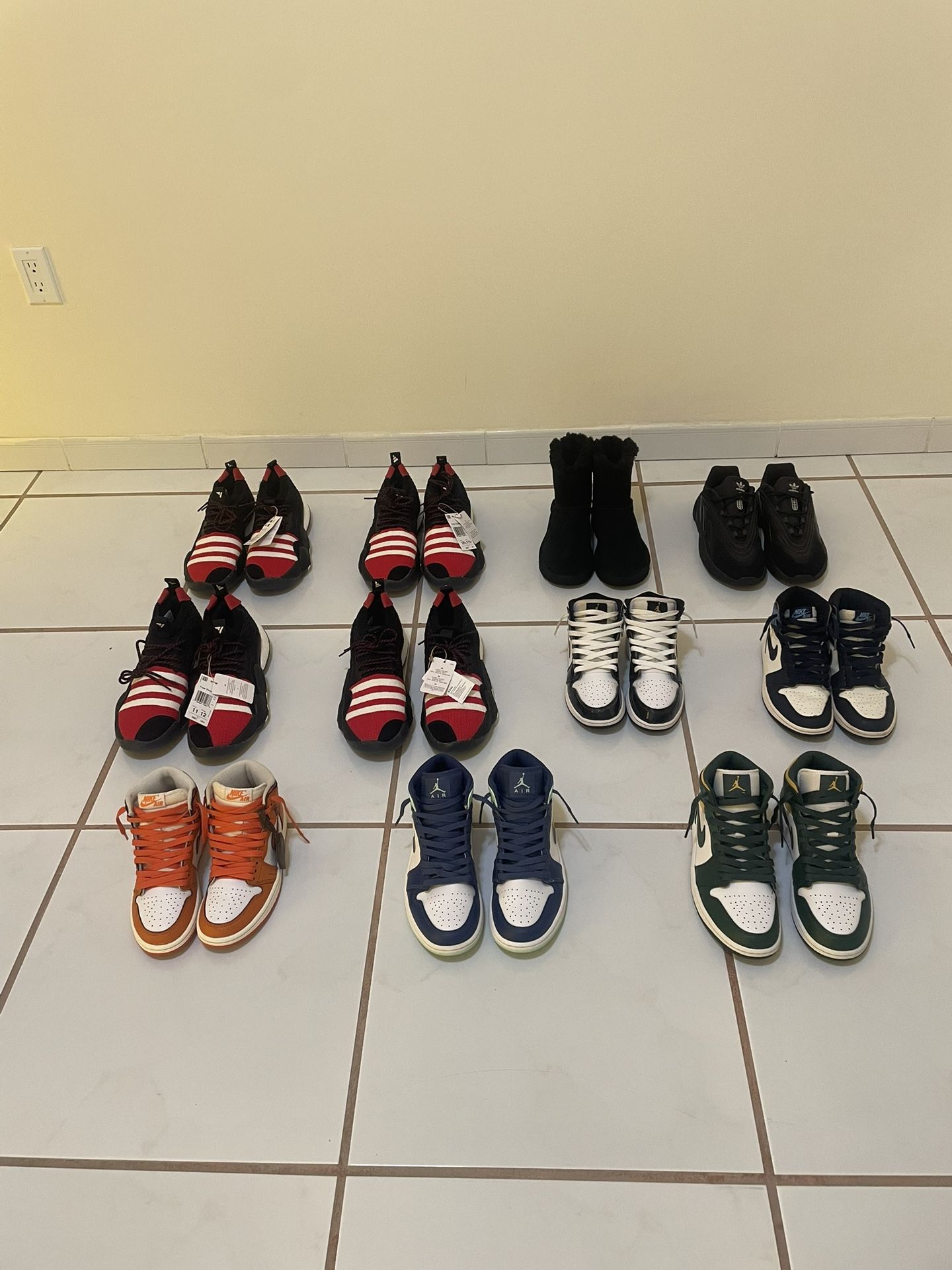 Athletic Sneakers and Fashion Sneakers Lot