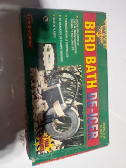 De-Icer for Metal bird bath