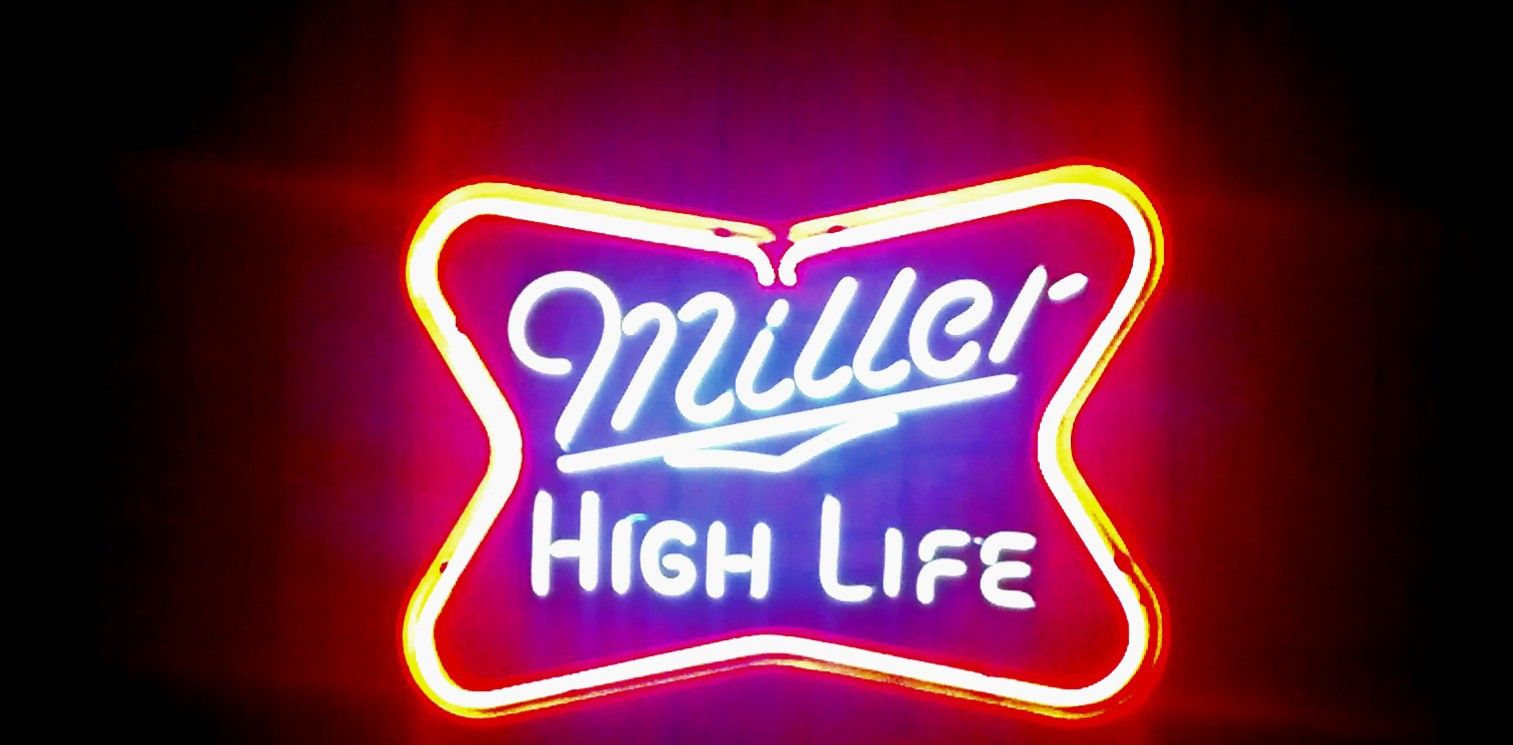 Vintage 1970 MILLER High Life Neon Sign