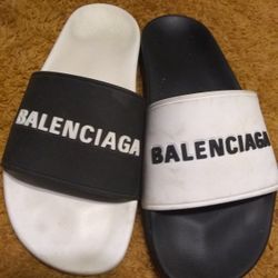 Balenciaga Woman's Pool Flats 