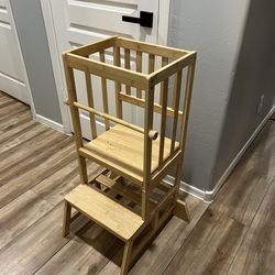 COSYLAND Toddler Kitchen Standing Tower