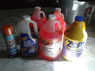 Commercial grade strong cleaning supplies and degreasers. $10 each!