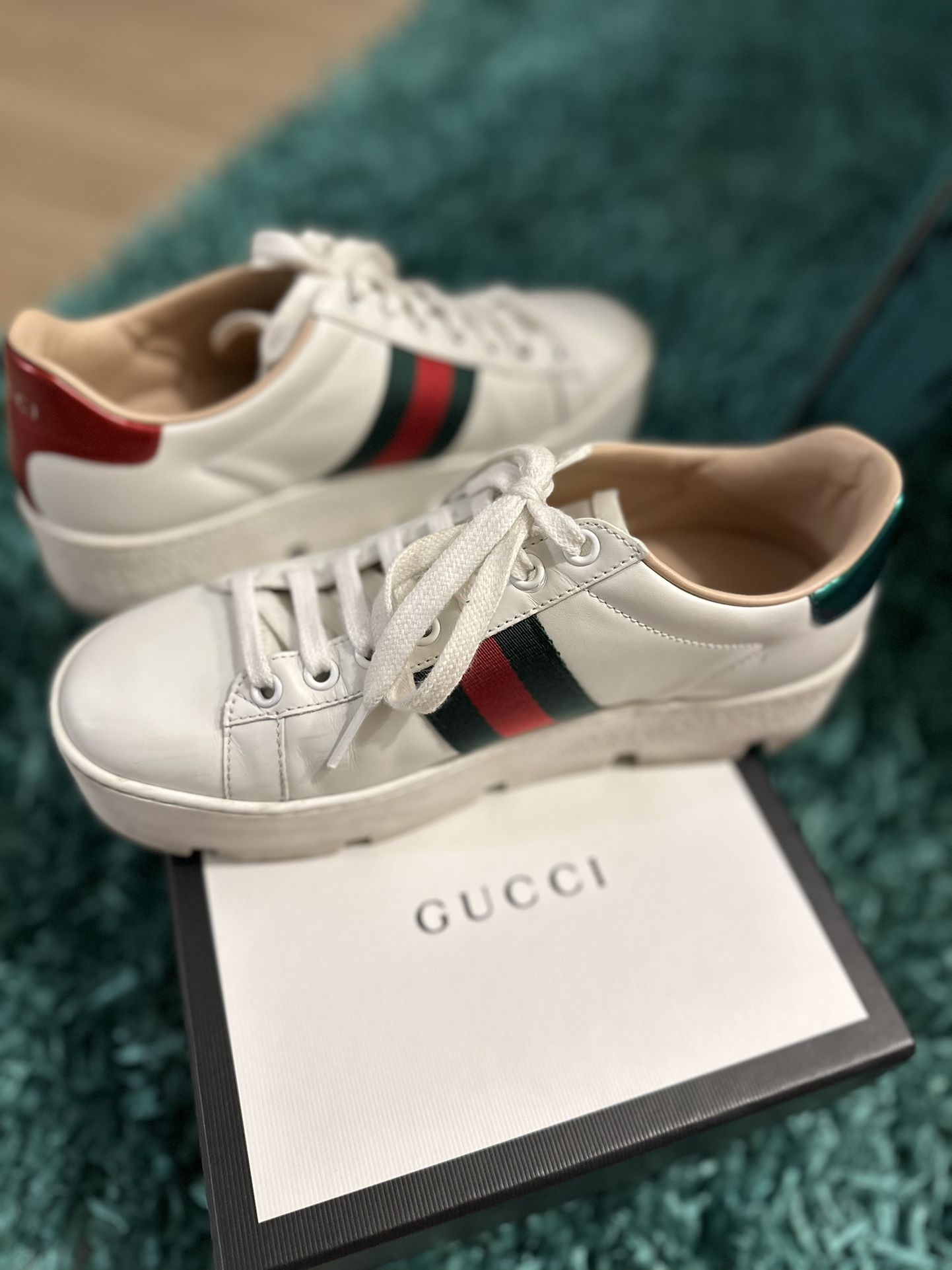 Gucci Platform Tennis Shoes