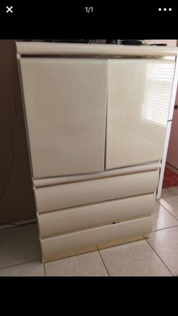 Dresser with tv stand