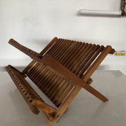 Wood Dish Rack Dryer