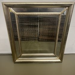 Wall Mirror Silver studded 20” x 24”.