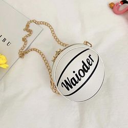 Basketball handbag one shoulder small bag new messenger shaped mini bag