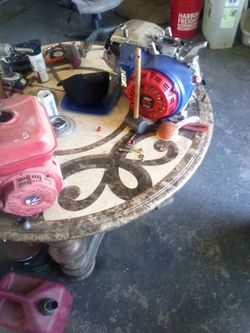 Honda motors and 10 horse Briggs & Stratton I've got what she wants Zack