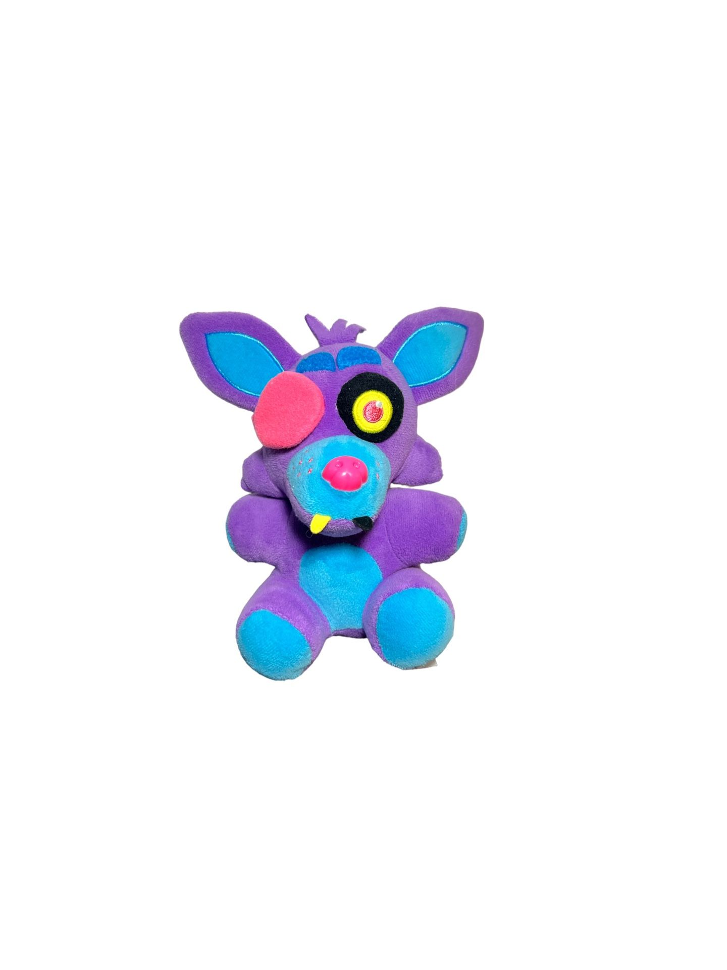 Five Nights at Freddys FNAF Black Light Purple Foxy Plush