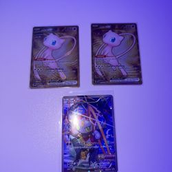 Jp Hoopa - 155/XY-Promo, 151 Mew ex - 205/165 Metal