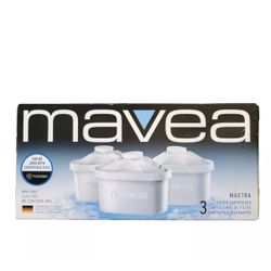 **NEW** 3-Pack Mavea Maxtra Replacement Water Filters BPA Free - White 1001122
