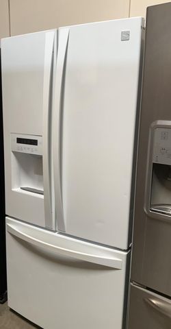 Kenmore 3 Door  Counter Depth White Refrigerator With Water and Ice Maker
