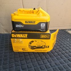 DEWALT 20V MAX 8 AH LITHIUM-ION BATTERY 