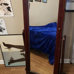 Mirror Jewelry Armoire