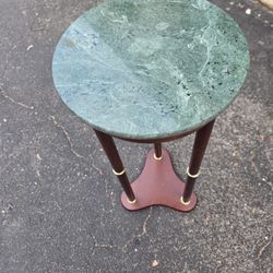 Small Vintage Wood Plant Stand Or Table
