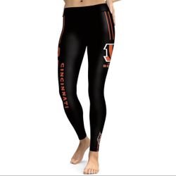 Cincinnati Bengals Black Leggings 