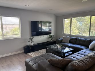 Complete Living Room Set - 4-pc Sectional, 75" Samsung 4K TV, Tables and Furniture - $2,395 OBO