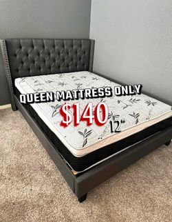 New Queen mattress only $140