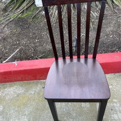 Dark Wood Dining Chair