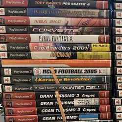 Bundle Of 73 PS2 Games