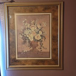 Large floral picture
