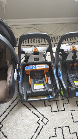 Chicco Infant Car Seat’s Two Bases. Car seat not included