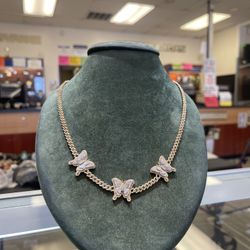 10k Diamond Necklace 