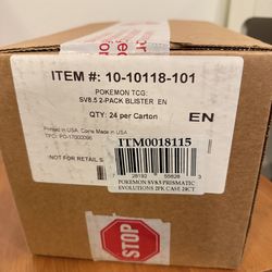 Pokemon Prismatic Evolutions 2-Pack Blister Case - SV: Prismatic Evolutions