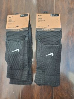 Nike Unicorm Crew Socks (Black) - Size Medium, Size 6-8 Men's, Size 6-10 Women's