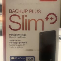 Seagate Backup Plus Slim 1TB External Hard Drive