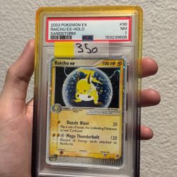 Pokemon: Psa 7 Raichu ex Sandstorm