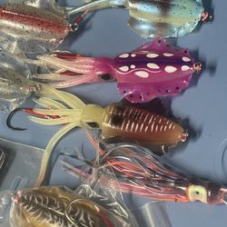 Fishing Lures - Squid - Lingcod Rockfish