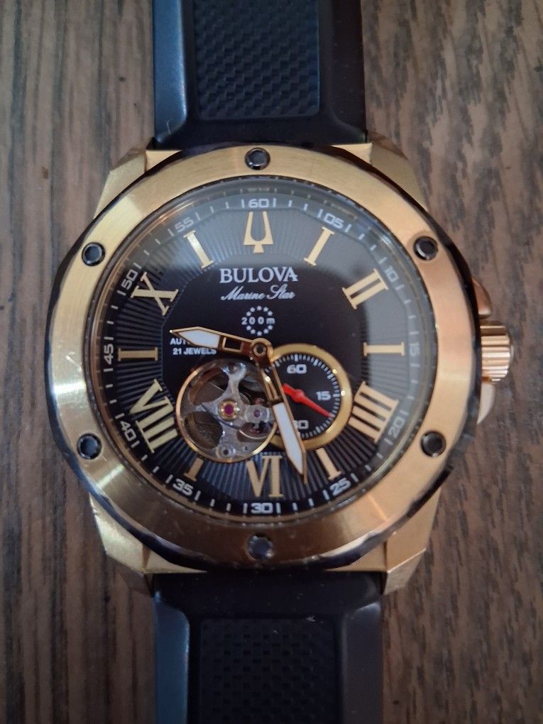 Bulova Mens Star Marine Watch