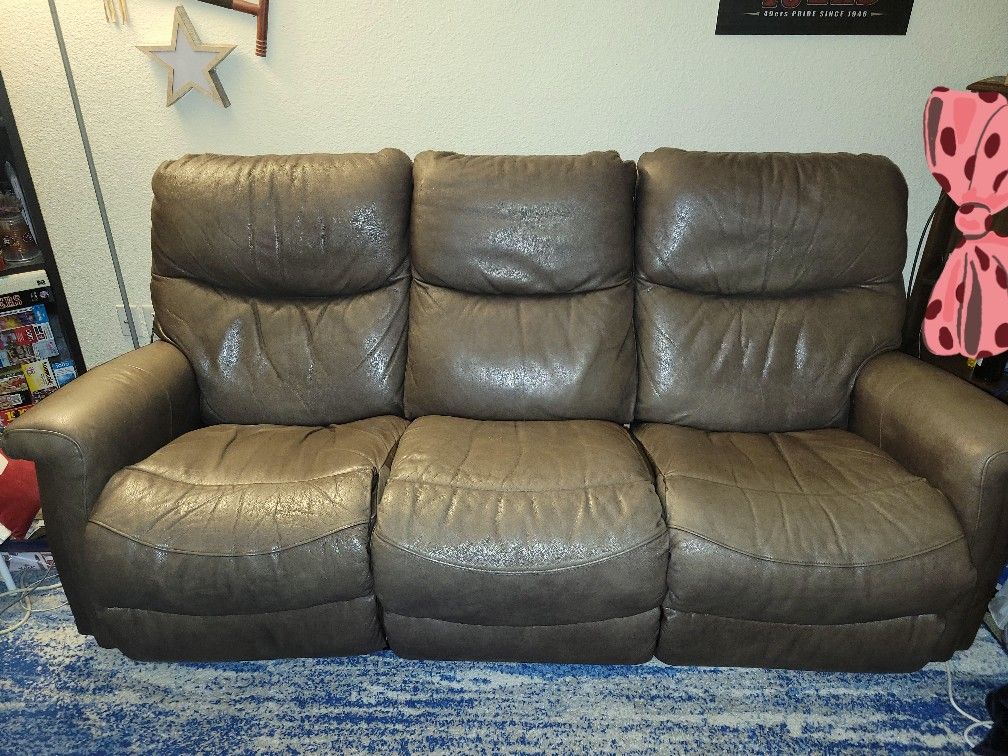 La-Z-Boy Recliner Couch Leather 