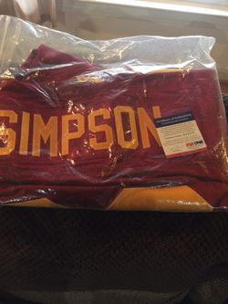 OJ Simpson signed USC Trojans Jersey Memorabilia