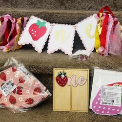 Strawberry Birthday Decor