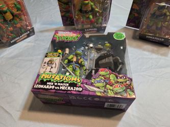 Set Of 4 NEW TMNT Ninja Turtles Action Figure Toys