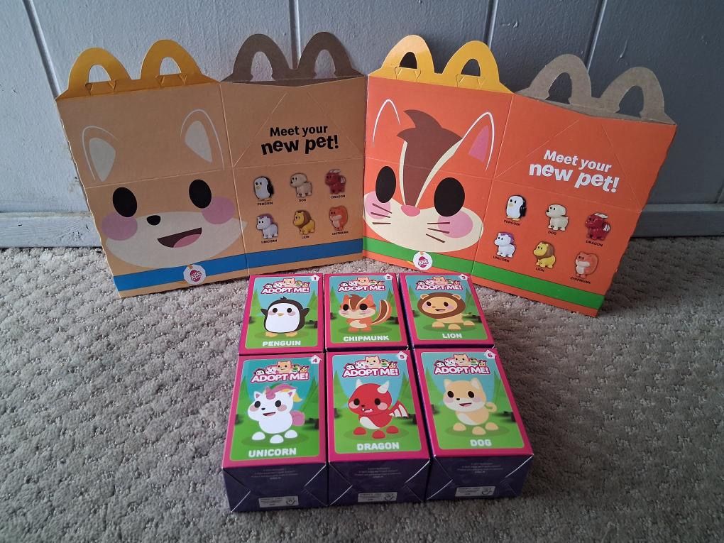 McDonald’s Adopt Me Complete Set