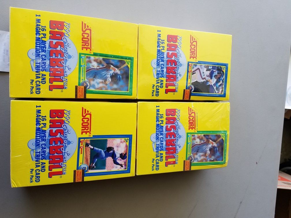 Factory sealed baseball cards 1987-1993 cases $10 -$20 per case special today only
