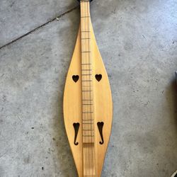 Antique Mountain Dulcimer Made In Romania