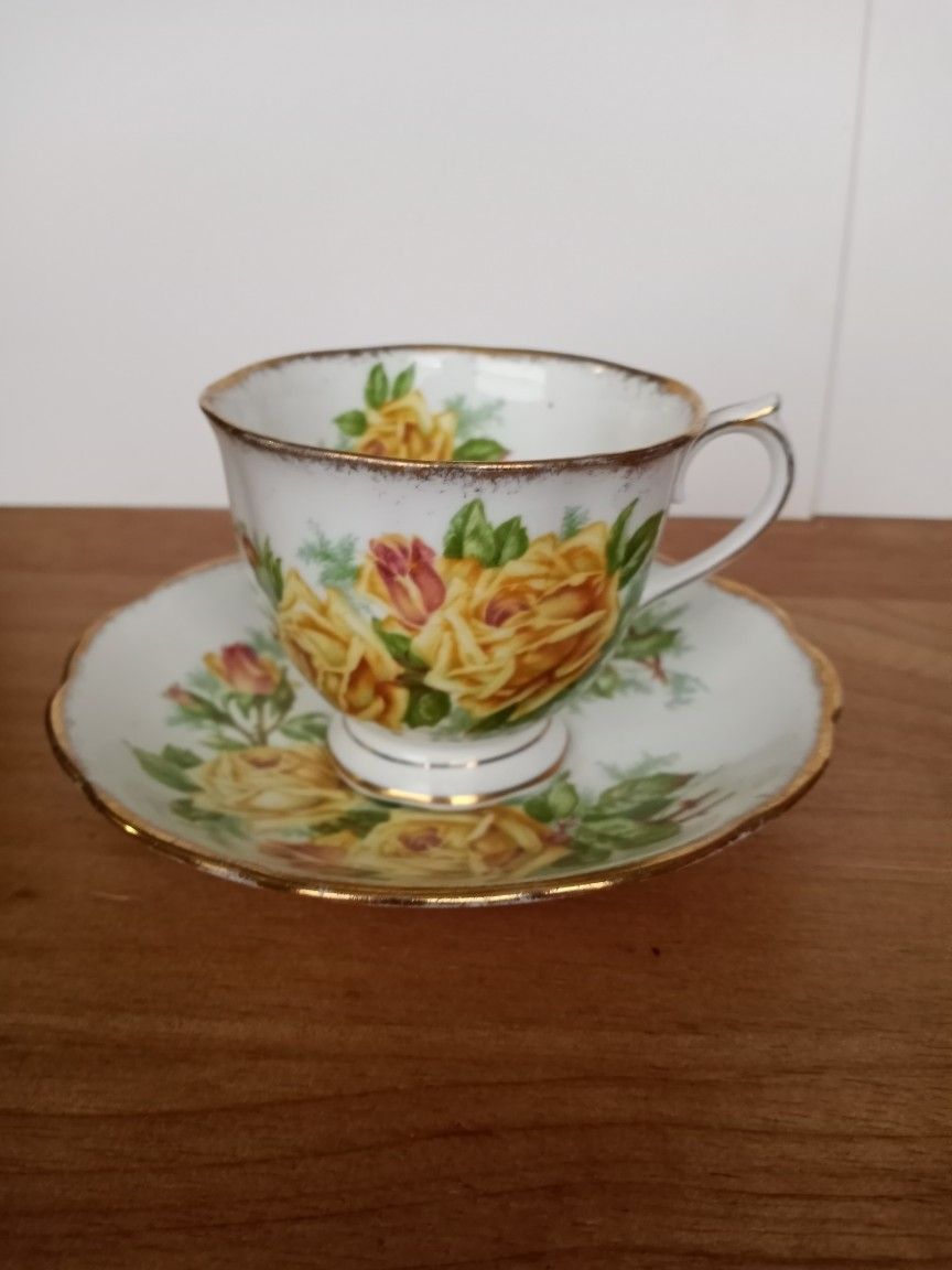 Yellow Flower Teacup
