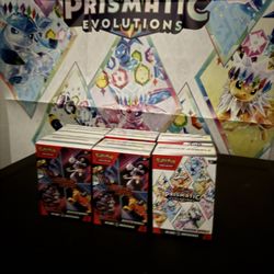 Pokemon Destined Rivals And Prismatic Booster Bundles
