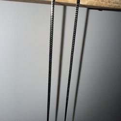 24 inch 3.2mm black onyx Miami cuban