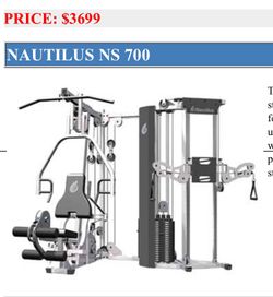 nautilus ns 500 home gym