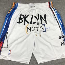 Nets Just Don Shorts Size Small-2X. 