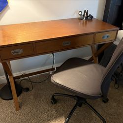 Farmhouse Style Wood Desk