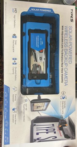 Car backup camera for license plate never opened