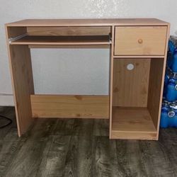 Desk with Keyboard Tray and Drawer