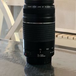 75-300mm Cannon Eos Rebel Lens 