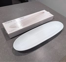19.5” Bread Platter (chip resistant, over safe)